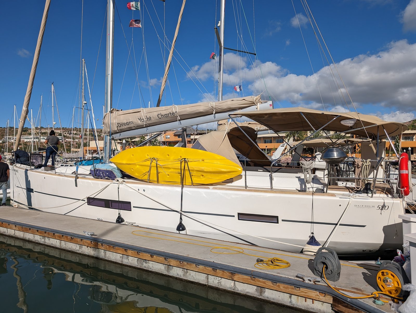 Monohull sailing training